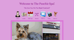 Desktop Screenshot of poochiespa.com