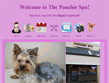 Tablet Screenshot of poochiespa.com